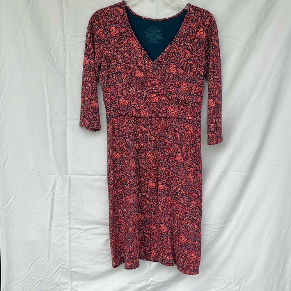 Patagonia 3/4 sleeve heavy knit dress size small